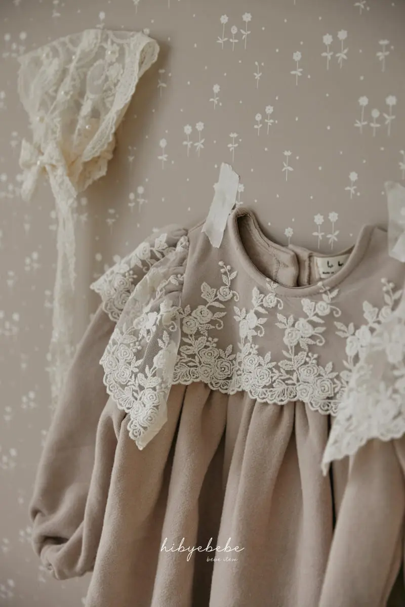 Hi Byebebe - Korean Baby Fashion - #babyboutiqueclothing - Losha Lace Bodysuit - 2