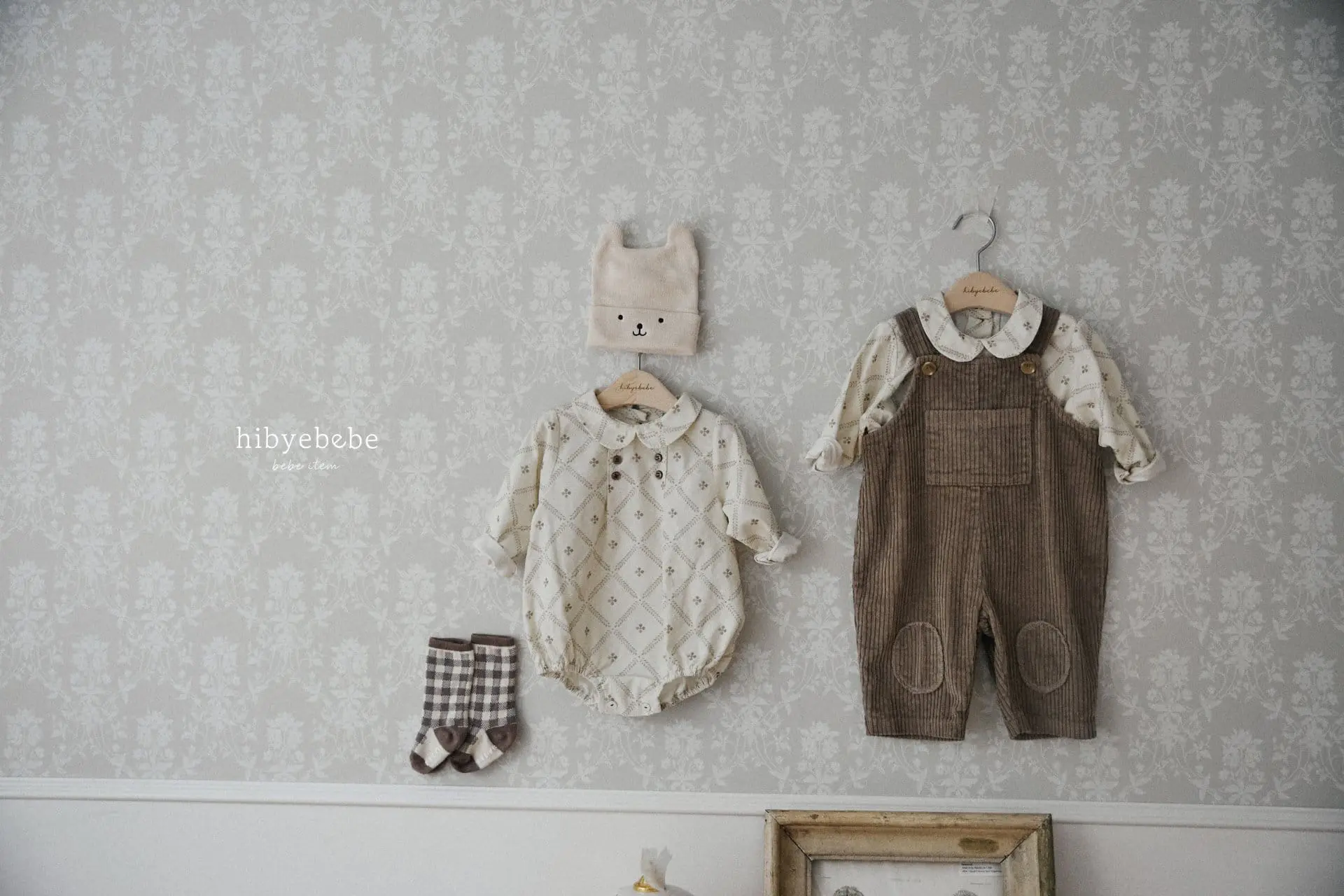 Hi Byebebe - Korean Baby Fashion - #babyboutique - Denver Rib Dungarees - 4