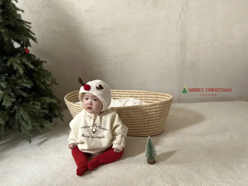 Hi Byebebe - Korean Baby Fashion - #babyclothing - Rudolf Embroidery Bodysuit - 7