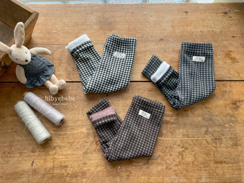 Hi Byebebe - Korean Baby Fashion - #babyboutiqueclothing - Mi Check Leggings - 4