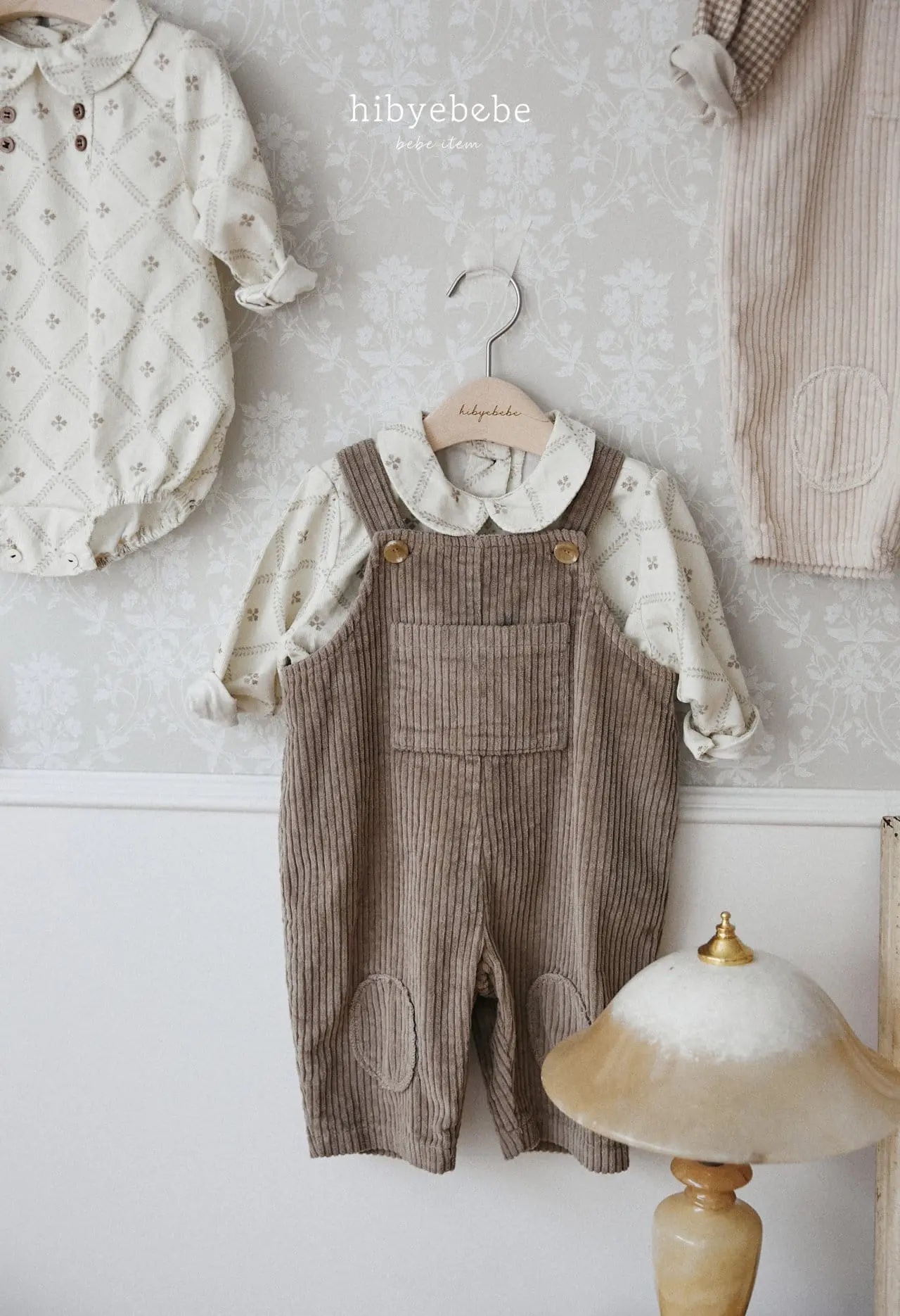 Hi Byebebe - Korean Baby Fashion - #babyclothing - Denver Rib Dungarees - 5