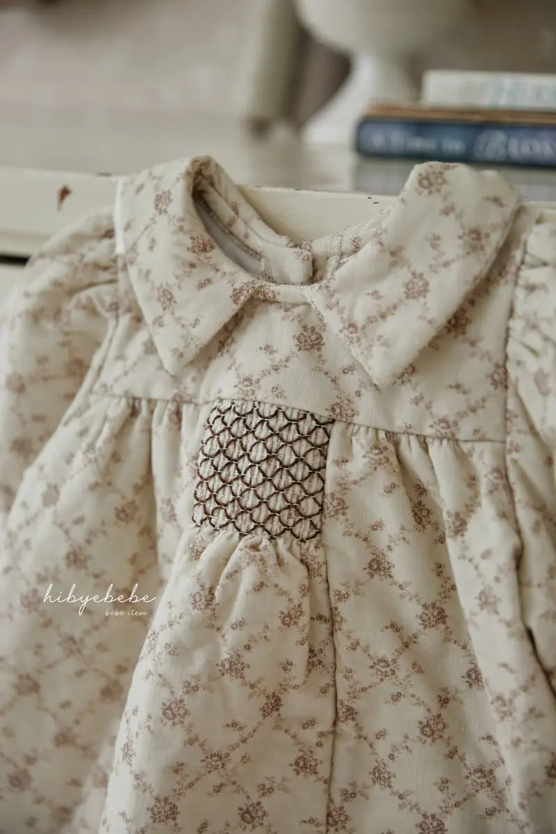 Hi Byebebe - Korean Baby Fashion - #babyfever - Urban Smocking Top Bottom Set - 7