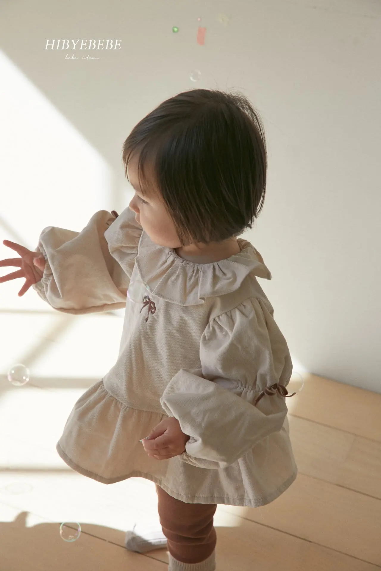 Hi Byebebe - Korean Baby Fashion - #babyfever - Chocolat Padding Top Bottom Set - 10