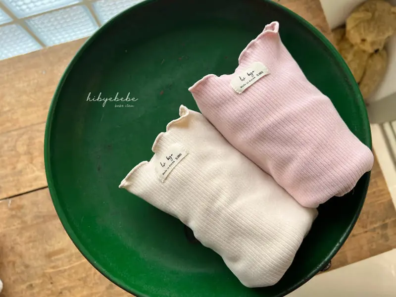 Hi Byebebe - Korean Baby Fashion - #babygirlfashion - Vanilla Rib Tee - 6
