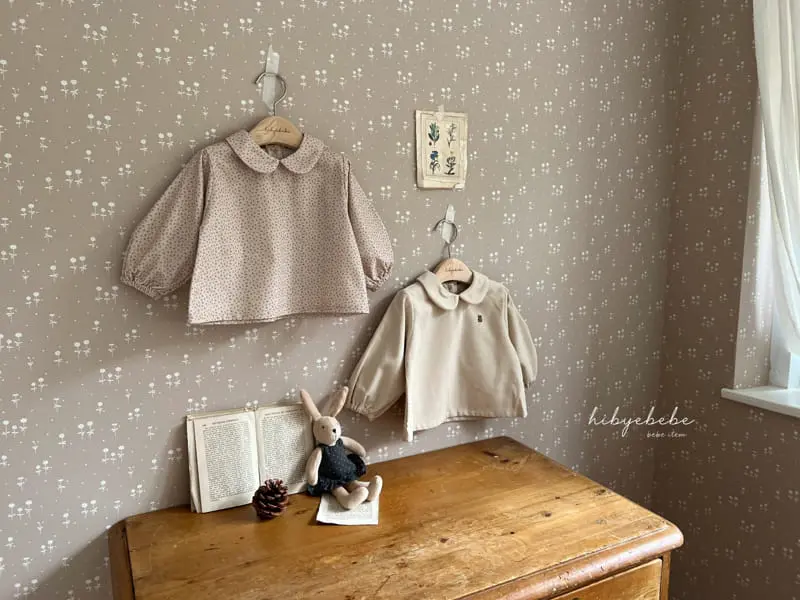 Hi Byebebe - Korean Baby Fashion - #babygirlfashion - Dong CA Blouse Beige - 2