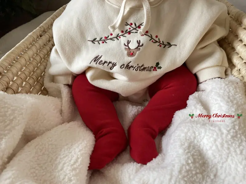Hi Byebebe - Korean Baby Fashion - #babylifestyle - Rudolf Embroidery Bodysuit - 11