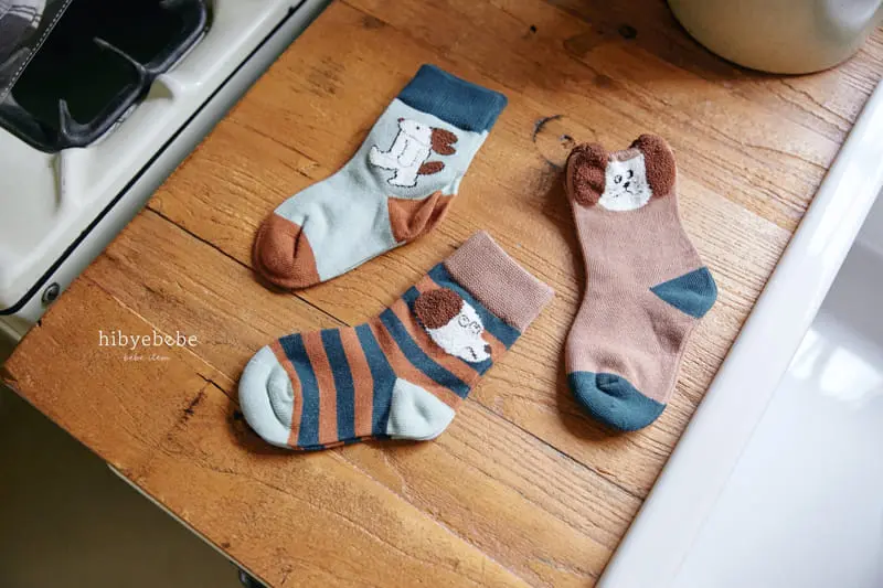 Hi Byebebe - Korean Baby Fashion - #babylifestyle - Wal Wal Socks Set - 2