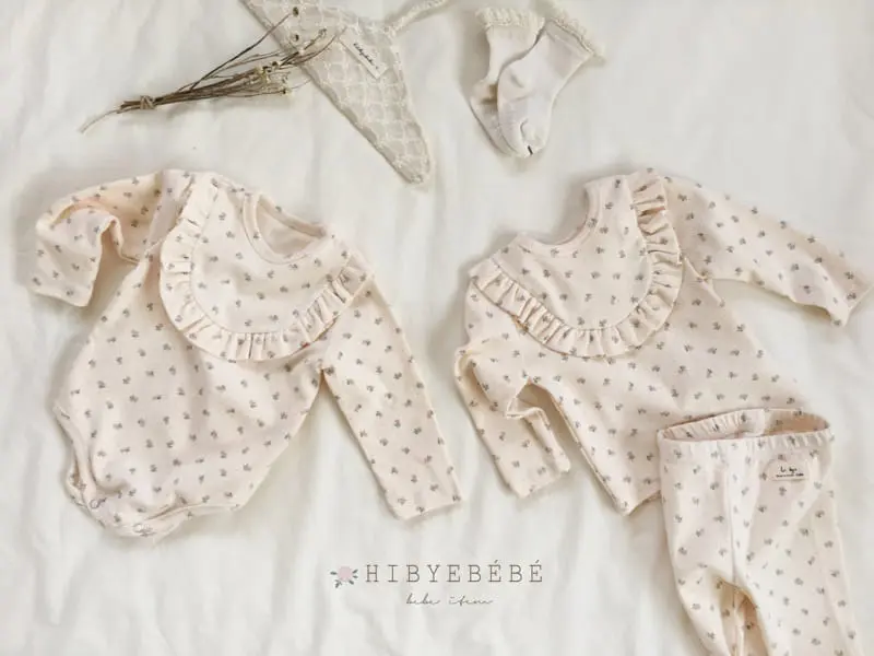 Hi Byebebe - Korean Baby Fashion - #babyoninstagram - Lulu Frill Easywear Set