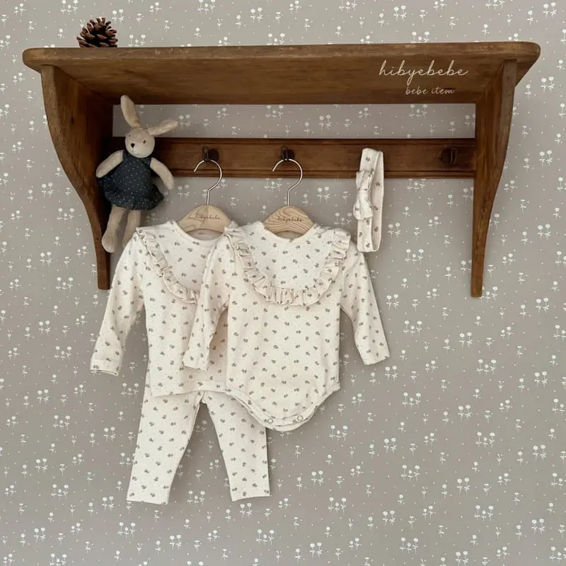 Hi Byebebe - Korean Baby Fashion - #babyootd - Lulu Frill Easywear Set - 2