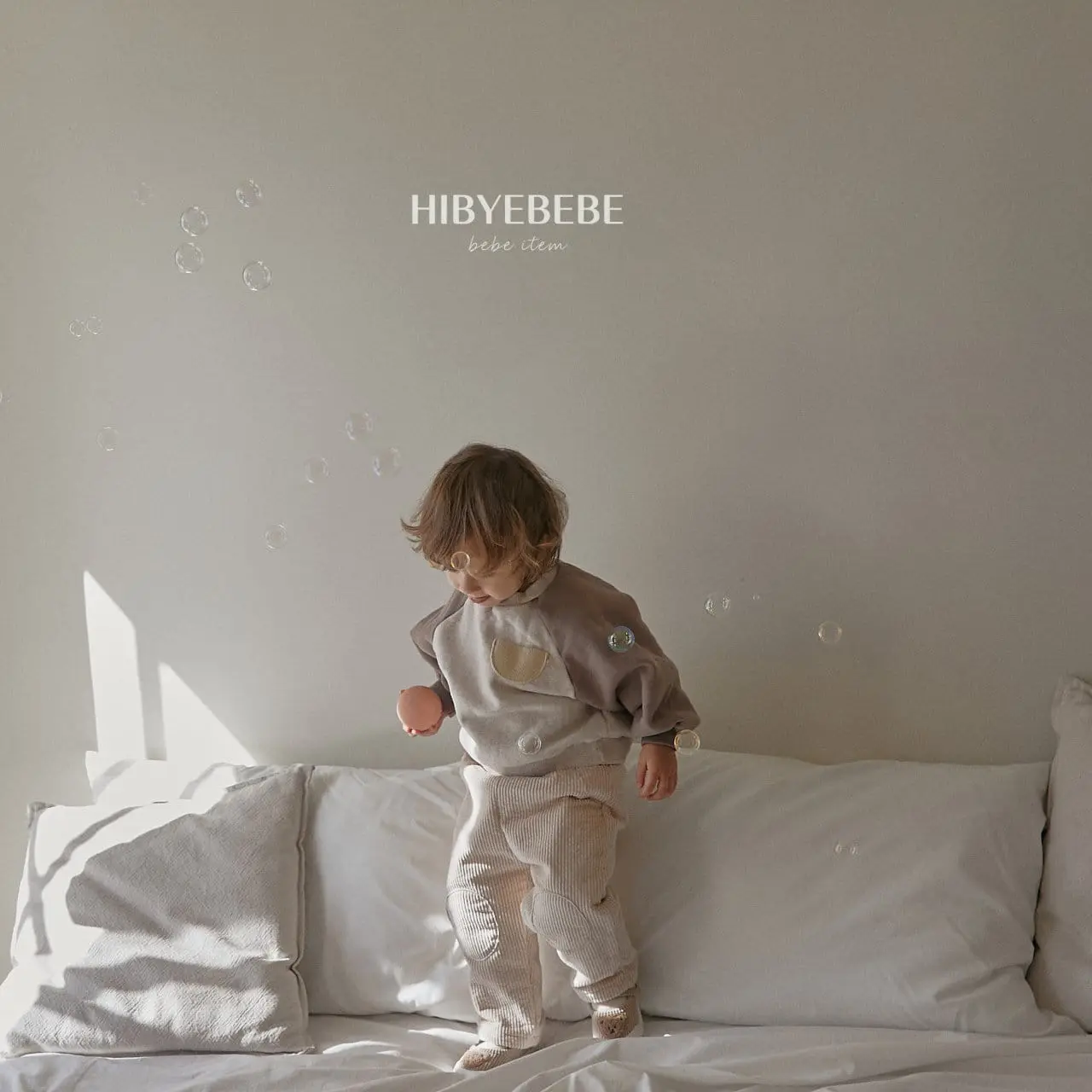 Hi Byebebe - Korean Baby Fashion - #babyootd - HoHo Rib Padding Pants - 9