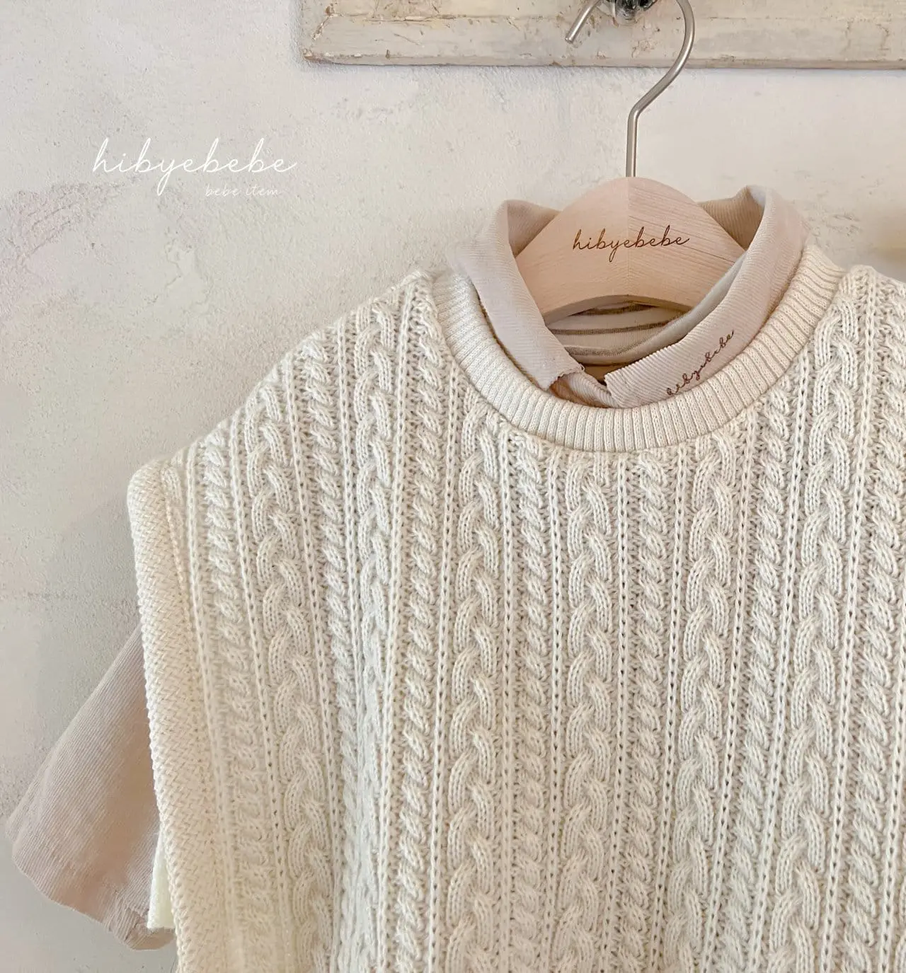 Hi Byebebe - Korean Baby Fashion - #babyootd - Twisted Knit Bustier - 7