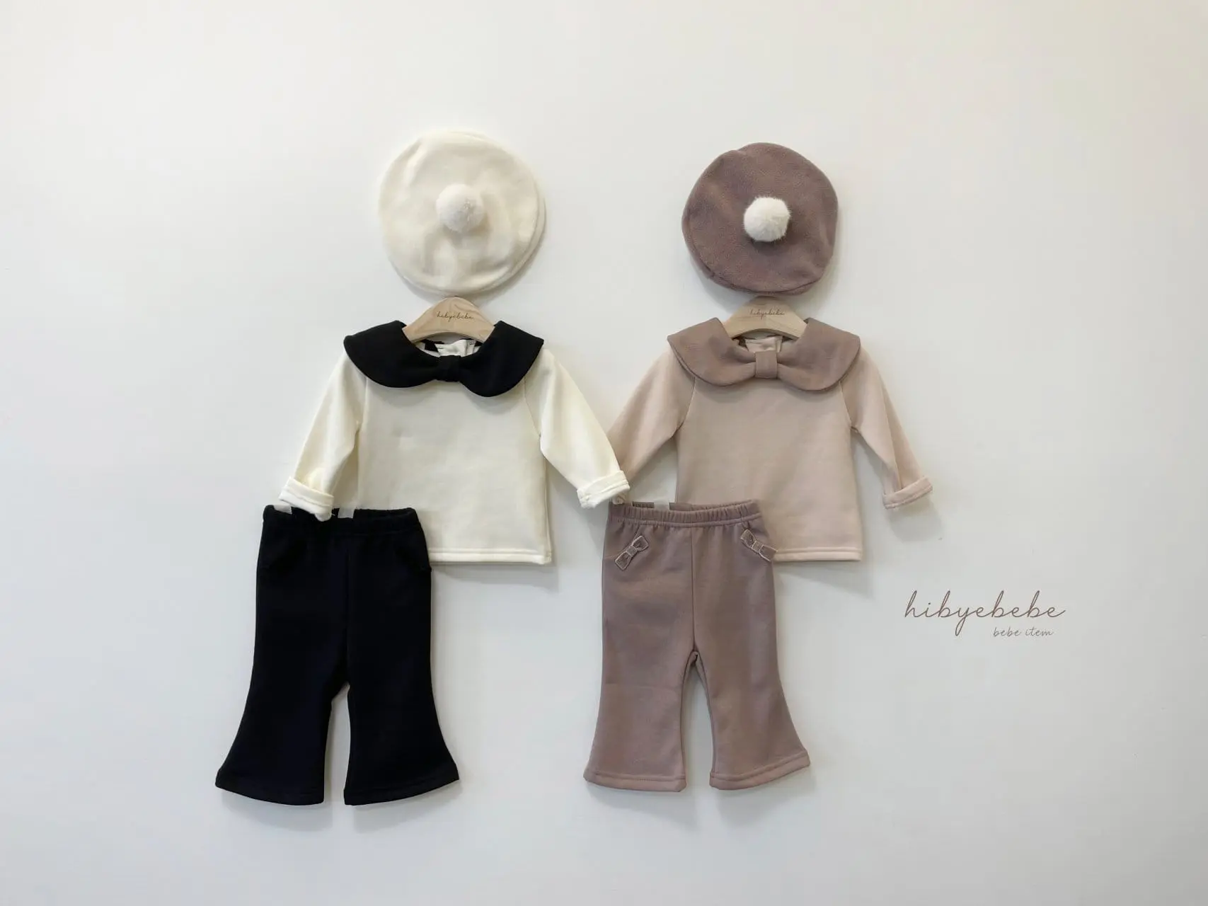 Hi Byebebe - Korean Baby Fashion - #babyootd - Ribbon Sera Top Bottom Set