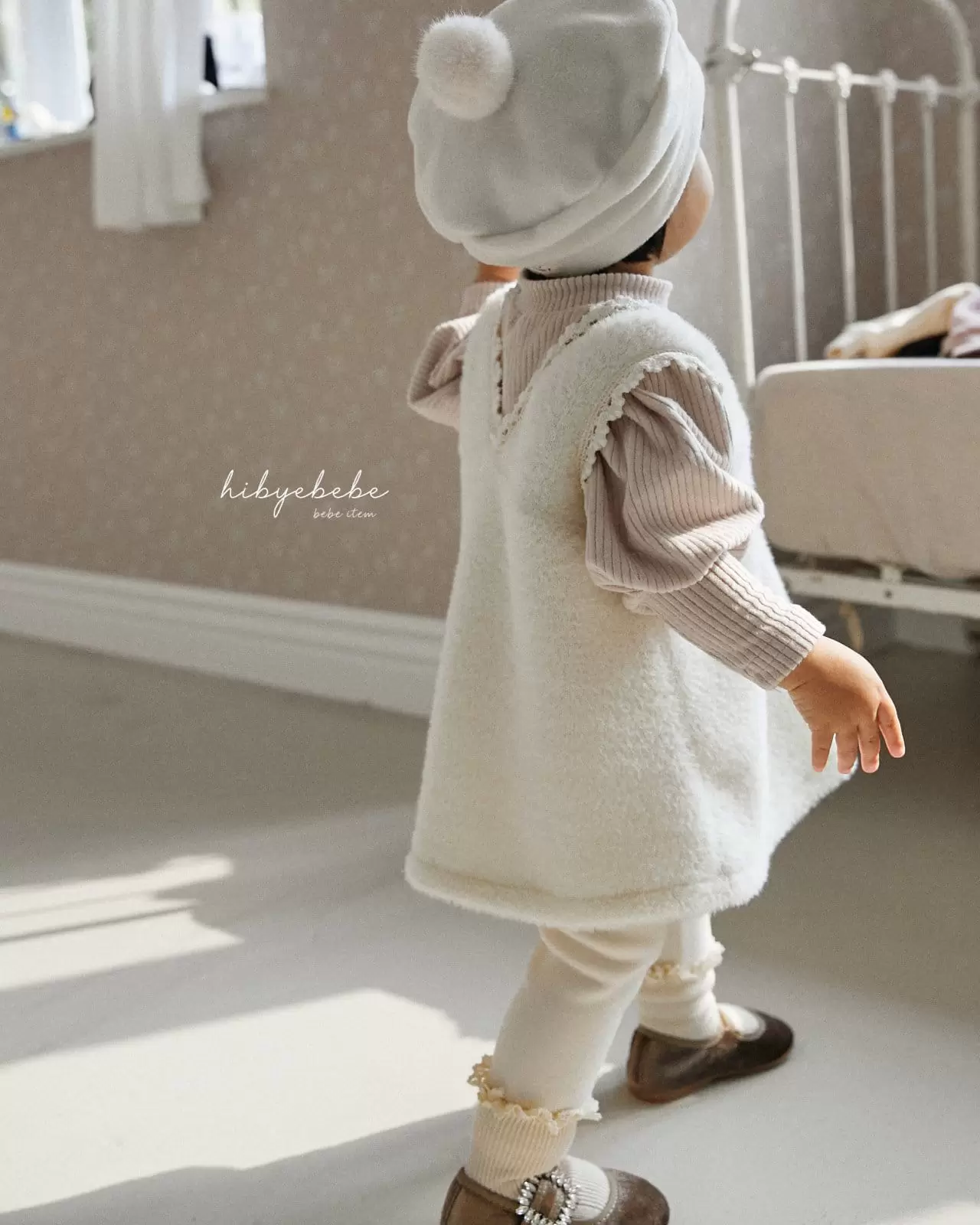 Hi Byebebe - Korean Baby Fashion - #babyootd - Ribbon Rib Puff Tee - 8