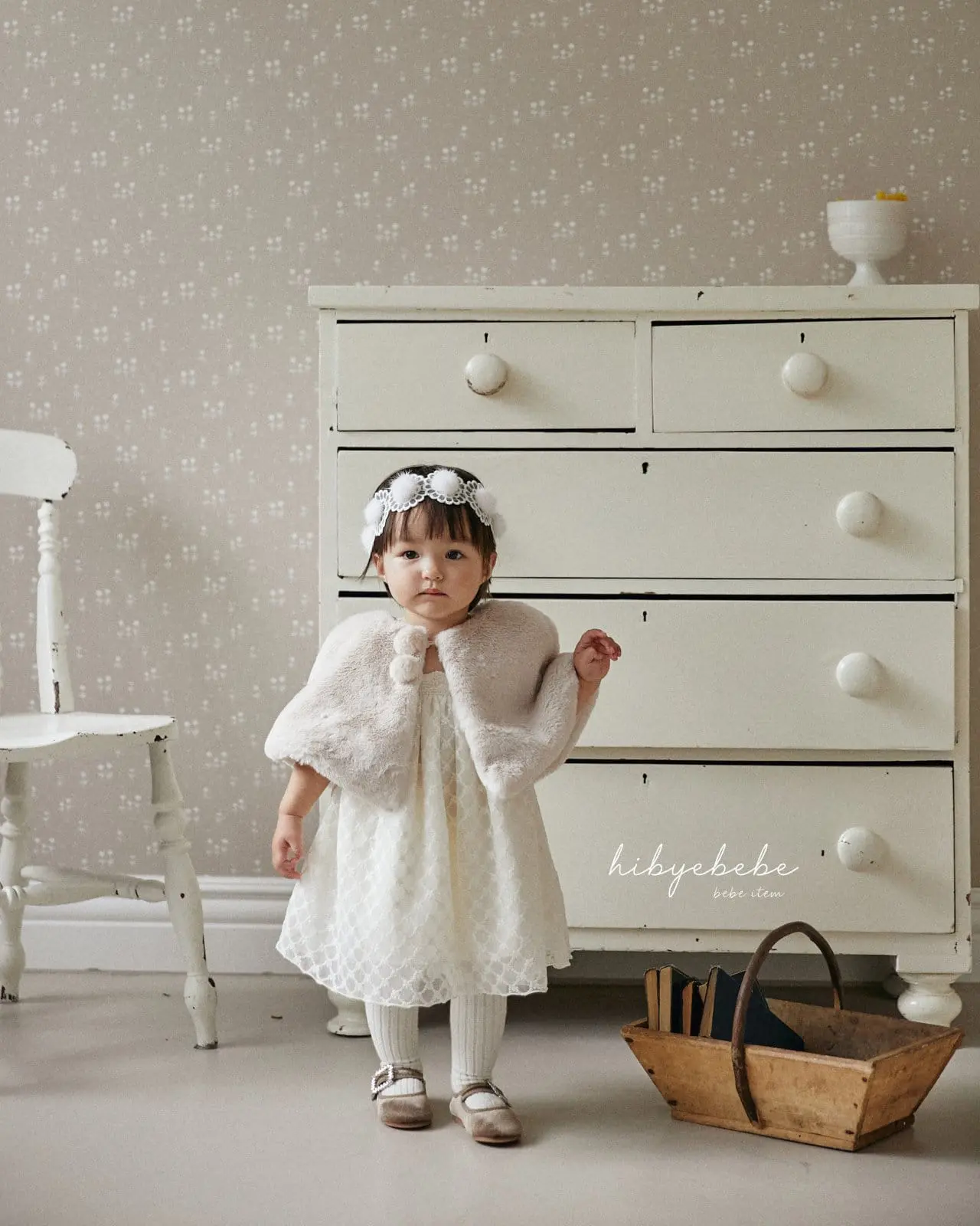 Hi Byebebe - Korean Baby Fashion - #babyoninstagram - Princess Mink Cape - 4
