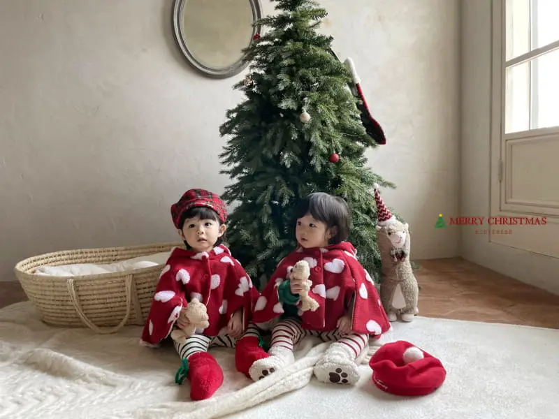 Hi Byebebe - Korean Baby Fashion - #babyoutfit - Santa Heat Cape - 2