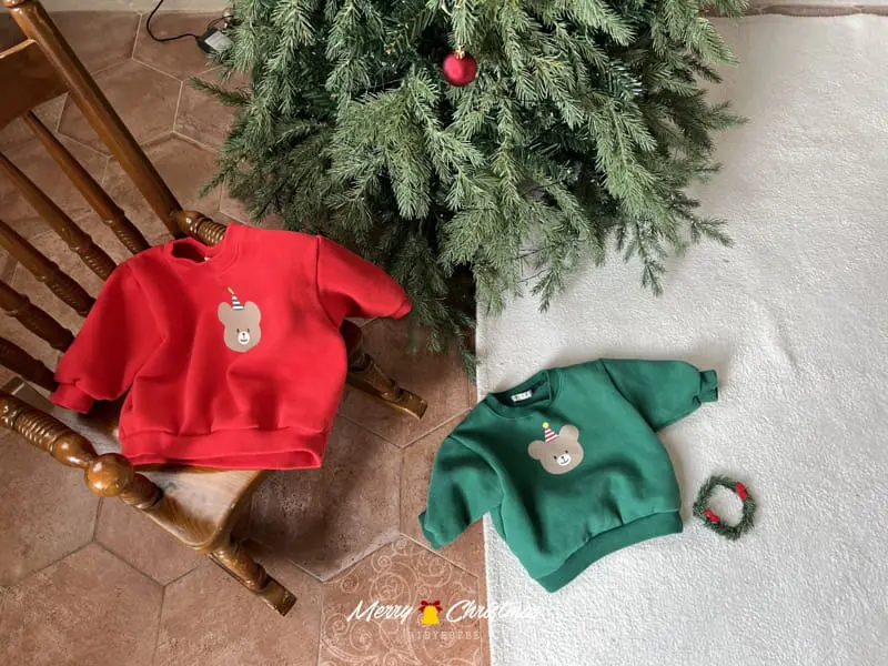 Hi Byebebe - Korean Baby Fashion - #babyoutfit - Baby Bear Sweatshirt - 11