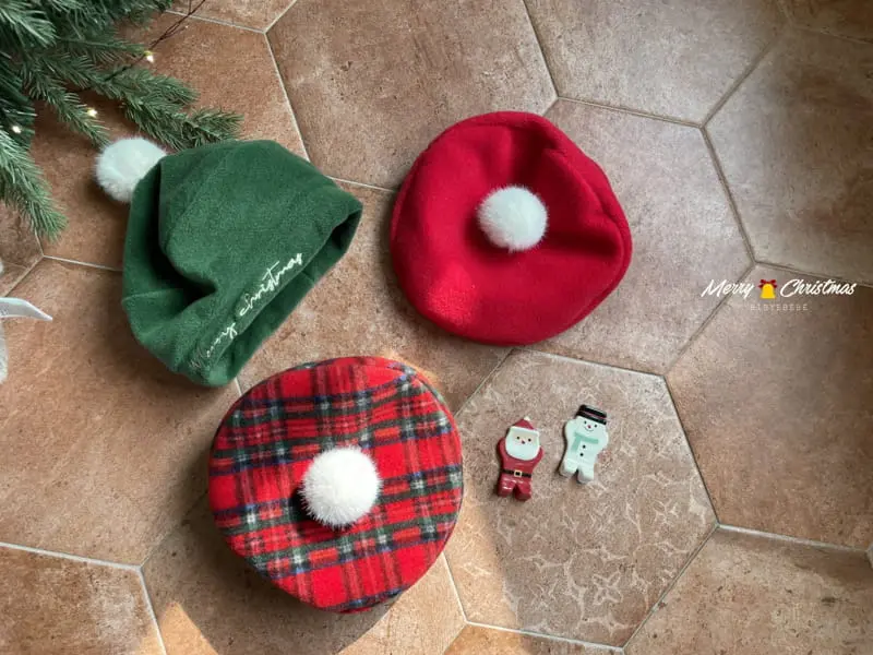Hi Byebebe - Korean Baby Fashion - #babyoutfit - Merry Beret Hat - 2