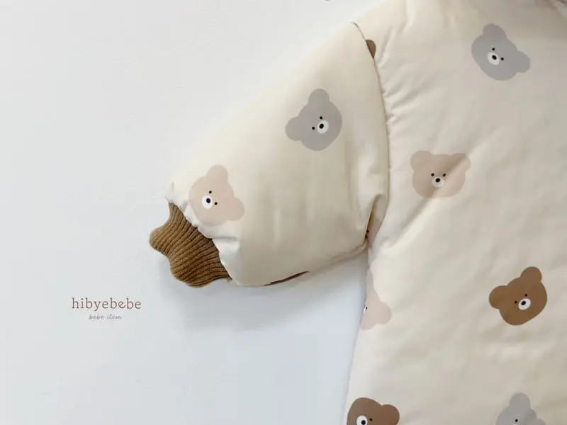 Hi Byebebe - Korean Baby Fashion - #babyoutfit - Bear Skii Overalls - 4