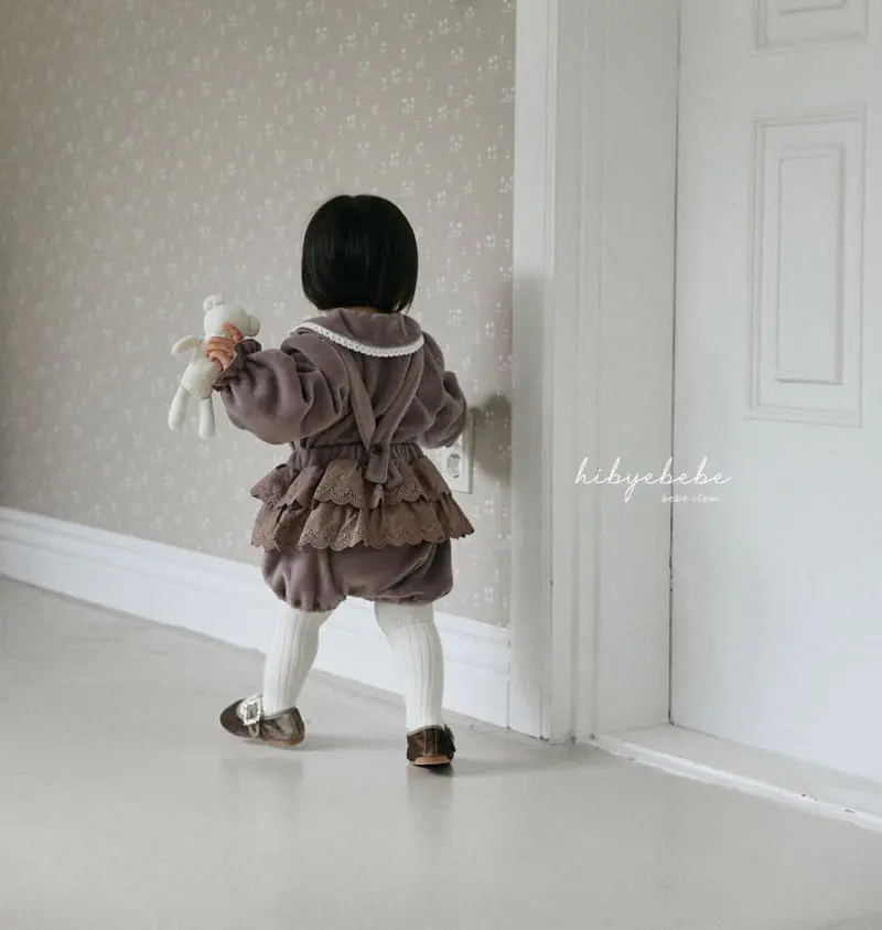 Hi Byebebe - Korean Baby Fashion - #babyoutfit - Monte Lace Dungarees Bloomer