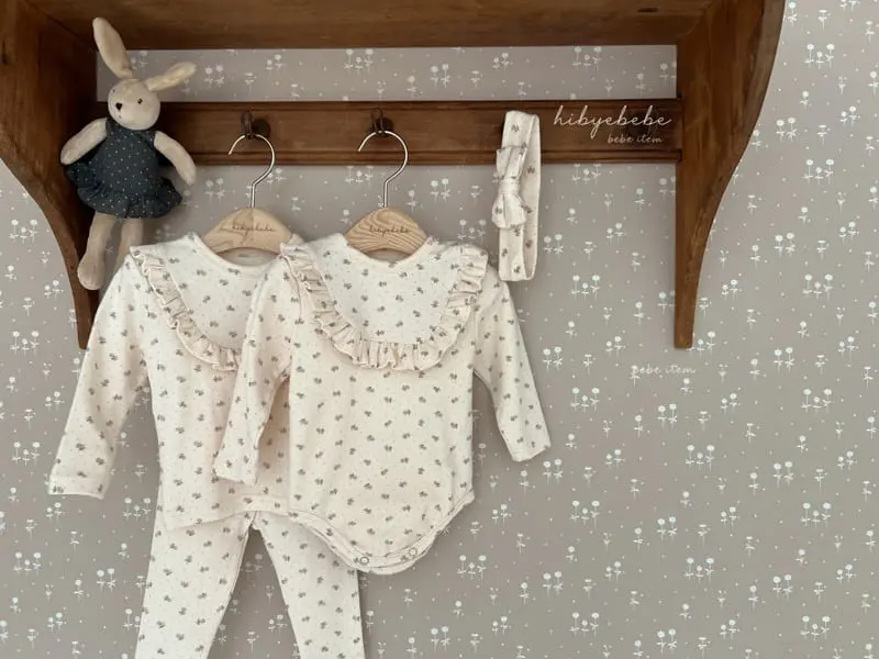 Hi Byebebe - Korean Baby Fashion - #babyoutfit - Lulu Frill Easywear Set - 4