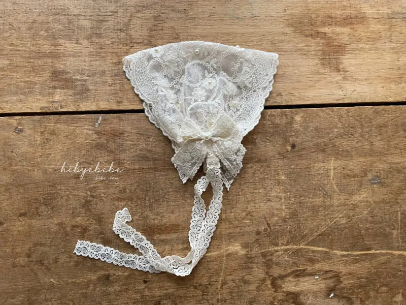 Hi Byebebe - Korean Baby Fashion - #onlinebabyboutique - Frog Flower Lace Hairband - 2