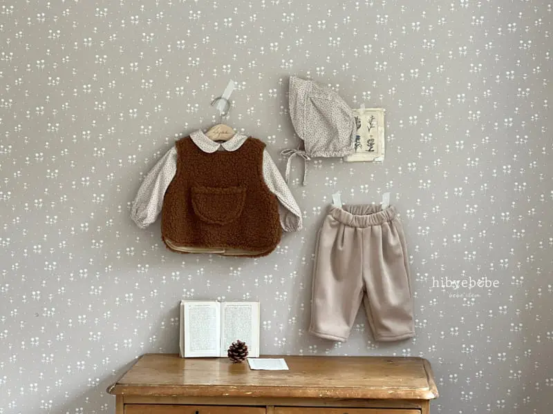 Hi Byebebe - Korean Baby Fashion - #onlinebabyshop - Dong CA Blouse Beige - 10