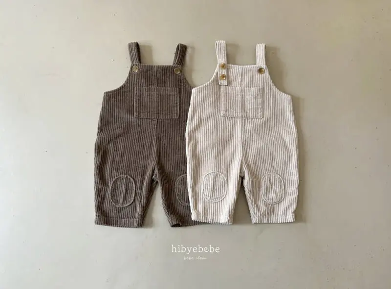 Hi Byebebe - Korean Baby Fashion - #onlinebabyshop - Demver Rib Dungarees - 3