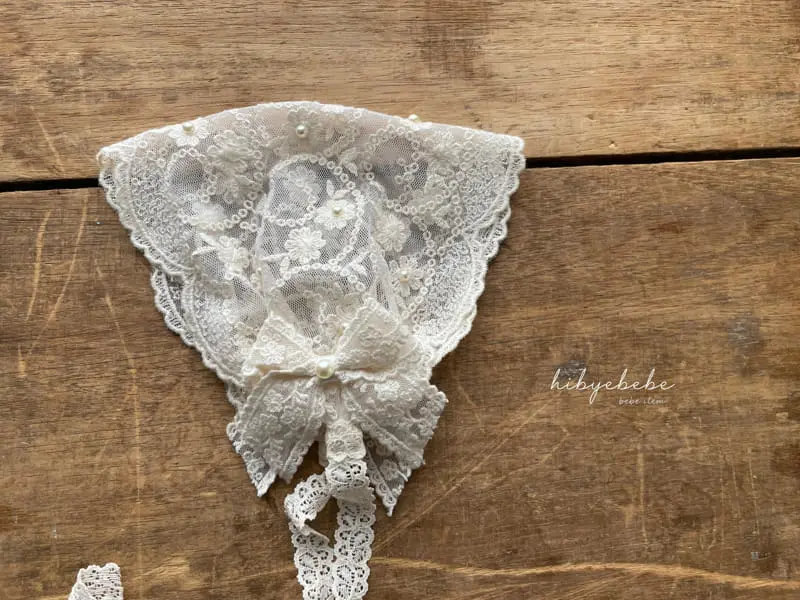 Hi Byebebe - Korean Baby Fashion - #onlinebabyshop - Frog Flower Lace Hairband - 3