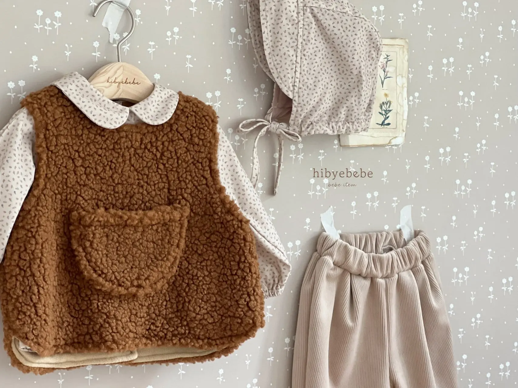 Hi Byebebe - Korean Baby Fashion - #onlinebabyshop - Mild Pocket Vest - 2