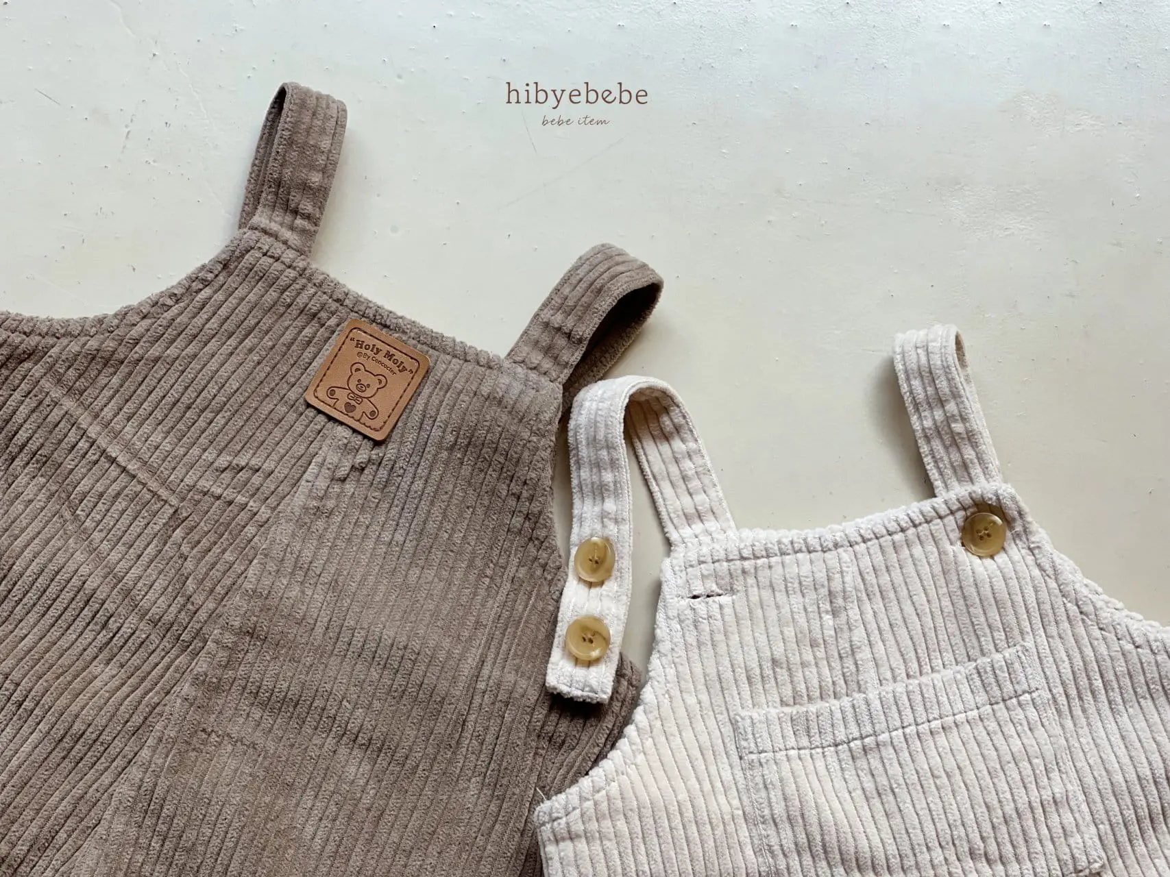 Hi Byebebe - Korean Baby Fashion - #onlinebabyshop - Denver Rib Dungarees