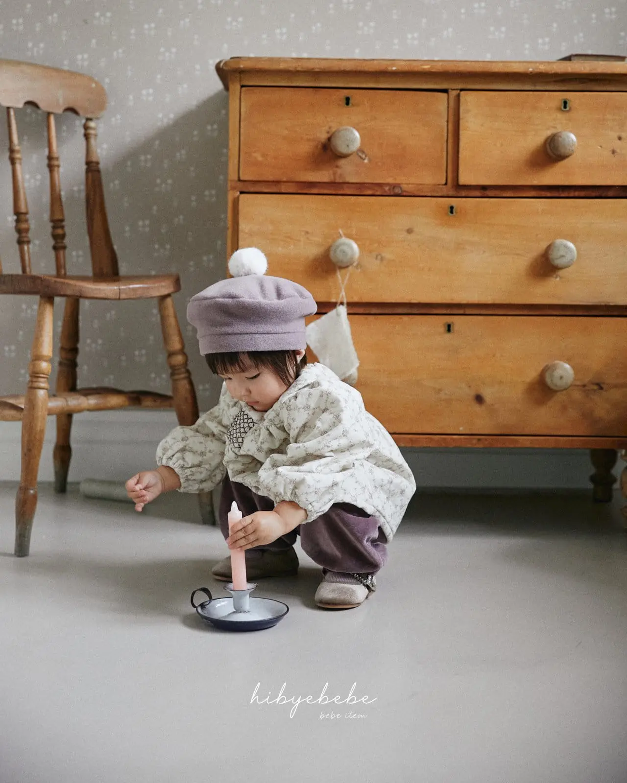 Hi Byebebe - Korean Baby Fashion - #onlinebabyshop - Urban Smocking Top Bottom Set - 5