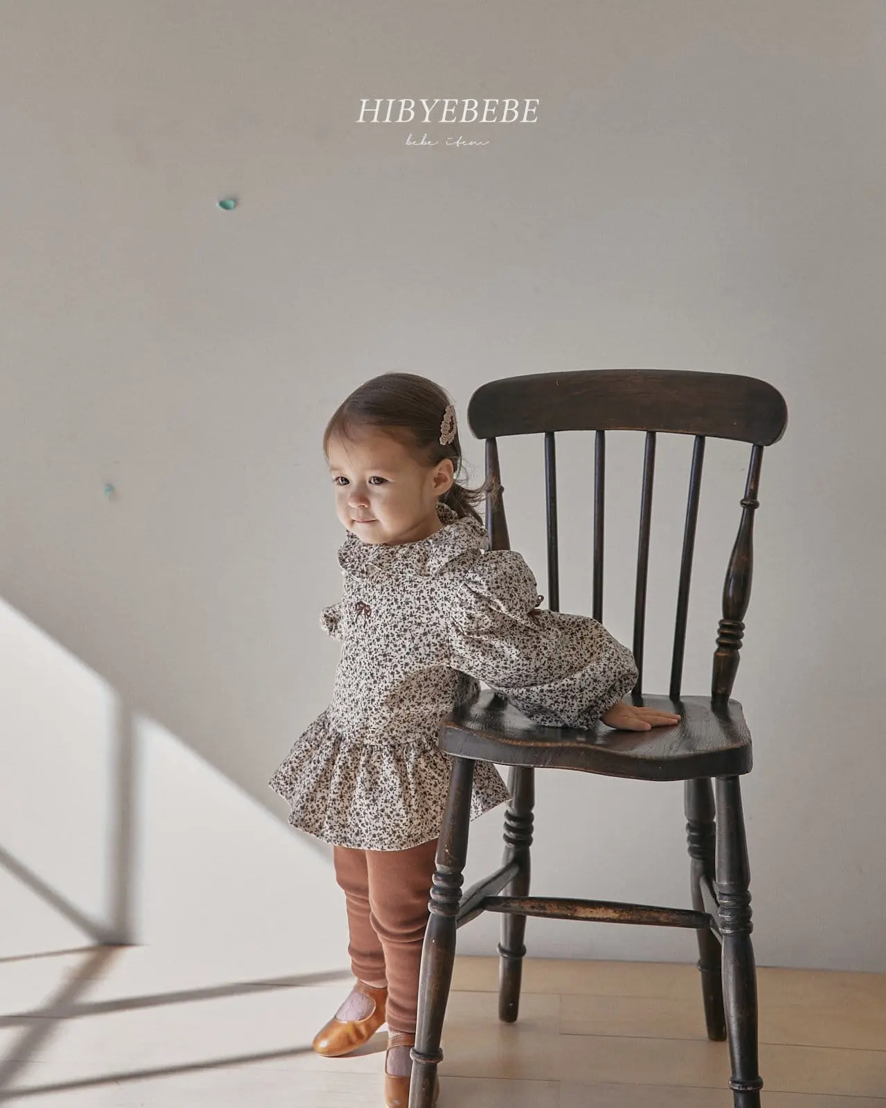 Hi Byebebe - Korean Baby Fashion - #onlinebabyboutique - Chocolat Padding Top Bottom Set - 4