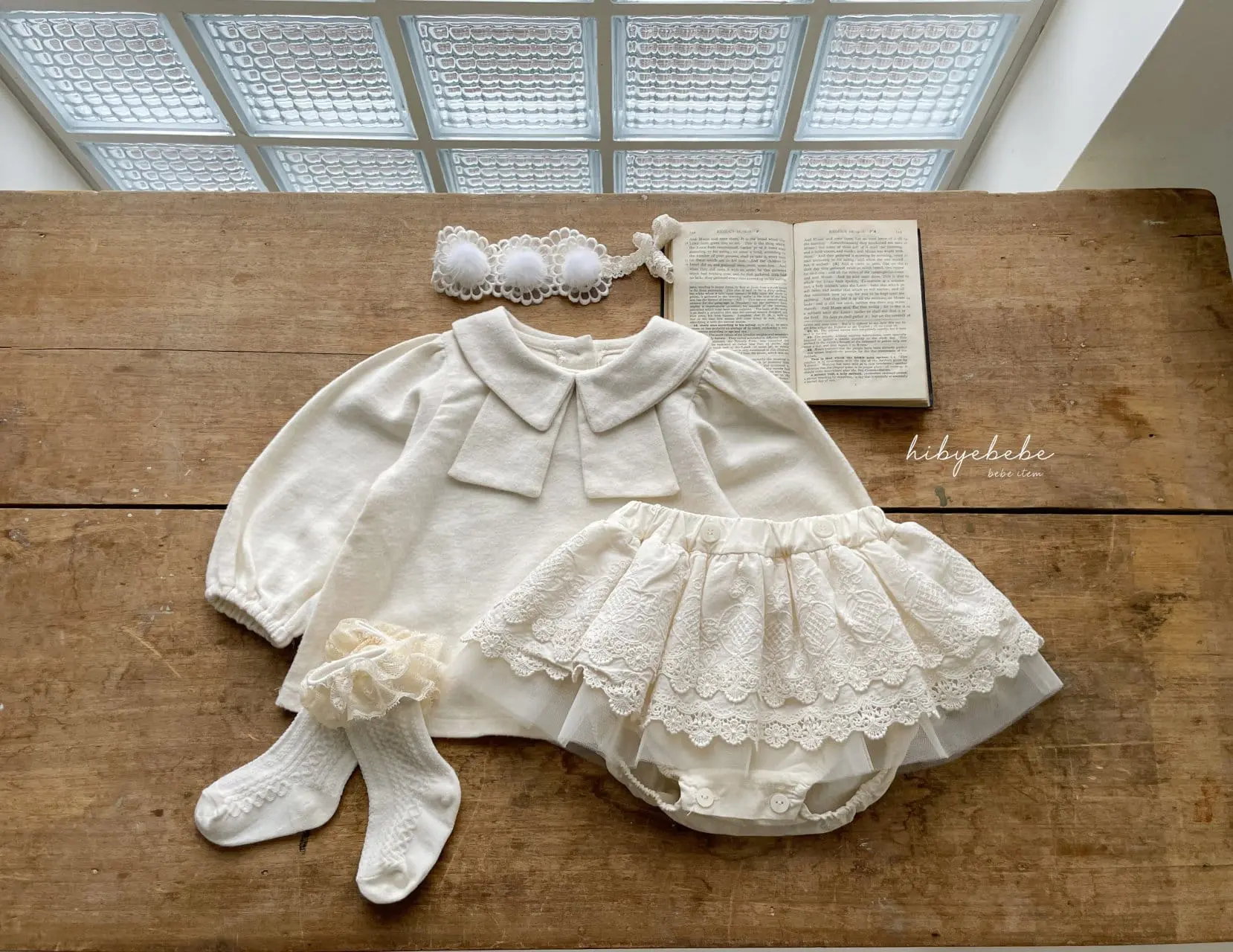 Hi Byebebe - Korean Baby Fashion - #onlinebabyshop - Mood Collar Blouse - 2