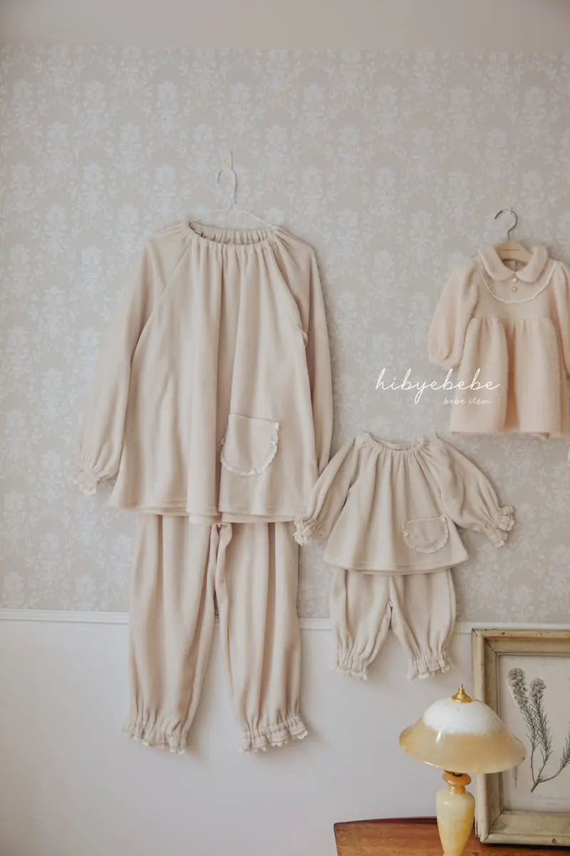 Hi Byebebe - Korean Women Fashion - #momslook - Mom Lovely Fleece Pajama - 5