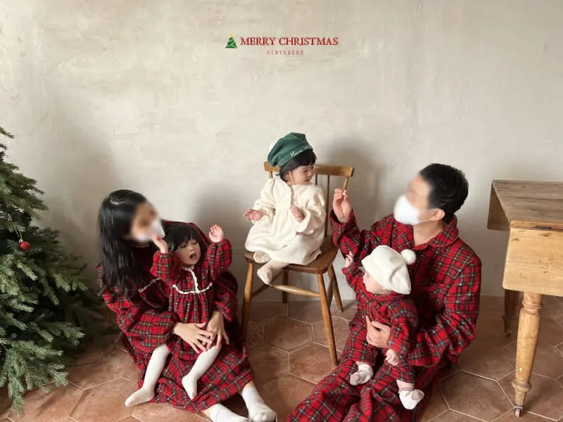 Hi Byebebe - Korean Women Fashion - #restrostyle - Mom Merry Pajama One-piece - 4