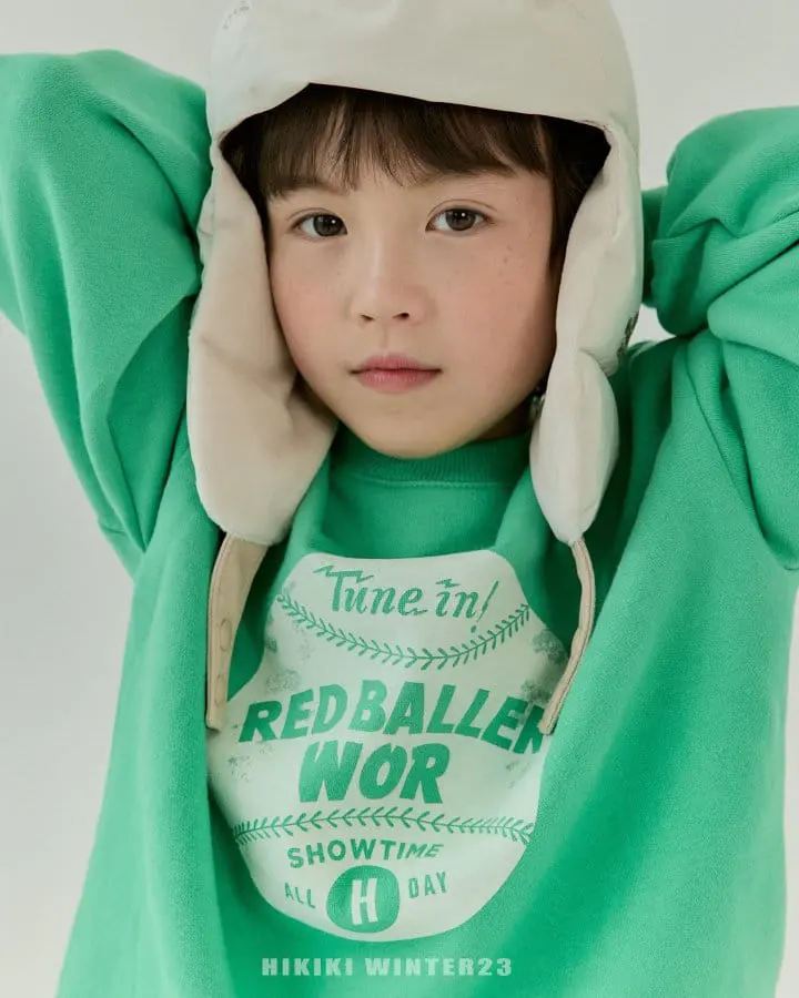 Hikiki - Korean Children Fashion - #designkidswear - Red Ball Sweatshirt - 6