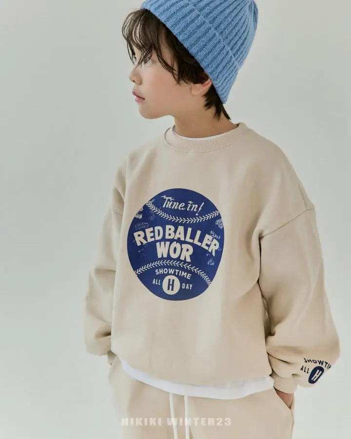 Hikiki - Korean Children Fashion - #discoveringself - Red Ball Sweatshirt - 7