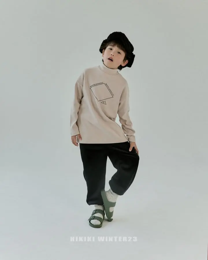 Hikiki - Korean Children Fashion - #fashionkids - Square Half Turtleneck Tee - 11