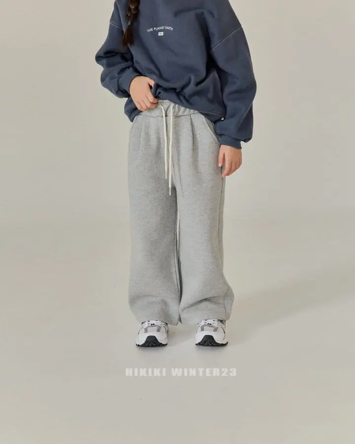 Hikiki - Korean Children Fashion - #kidsshorts - Wrinkle Wide Pants - 2