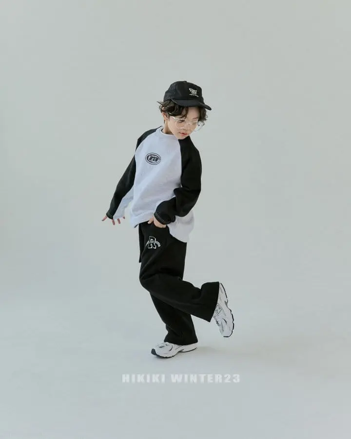 Hikiki - Korean Children Fashion - #kidsstore - R Color Raglan Tee - 6