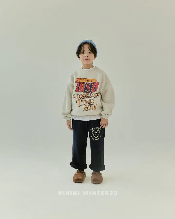 Hikiki - Korean Children Fashion - #littlefashionista - Heart Straight Pants - 2