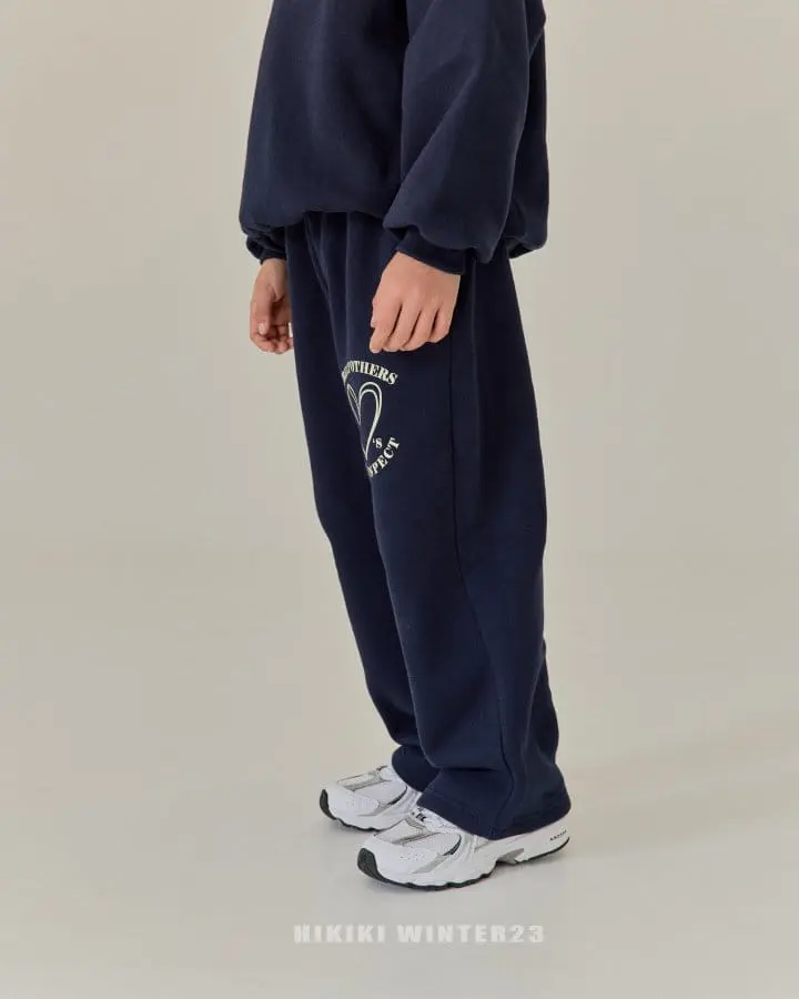 Hikiki - Korean Children Fashion - #toddlerclothing - Heart Straight Pants - 7