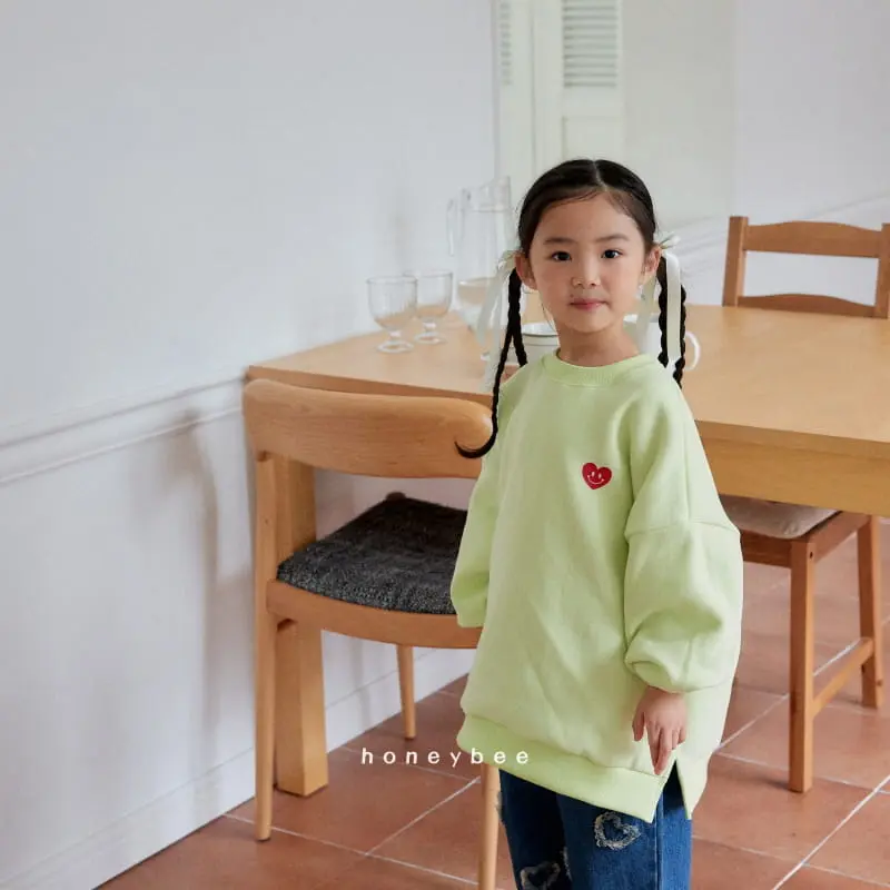 Honeybee - Korean Children Fashion - #designkidswear - Heart Smile Long Tee - 11