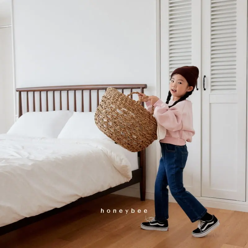 Honeybee - Korean Children Fashion - #kidzfashiontrend - Fleece Denim Pants - 11