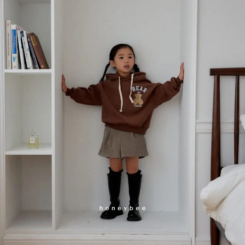 Honeybee - Korean Children Fashion - #minifashionista - Bear Hoody Tee - 3