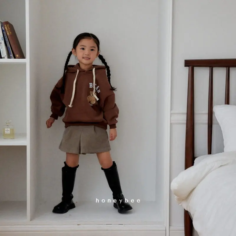 Honeybee - Korean Children Fashion - #todddlerfashion - Bear Hoody Tee - 5