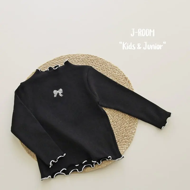 J-Room - Korean Children Fashion - #childrensboutique - Ribbon Embroidery Tee - 7