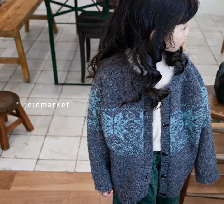 Jeje Market - Korean Children Fashion - #kidsshorts - Snow Cardigan - 8