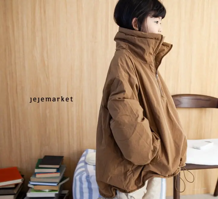 Jeje Market - Korean Children Fashion - #kidsshorts - Log Anorak Padding Jumper - 7