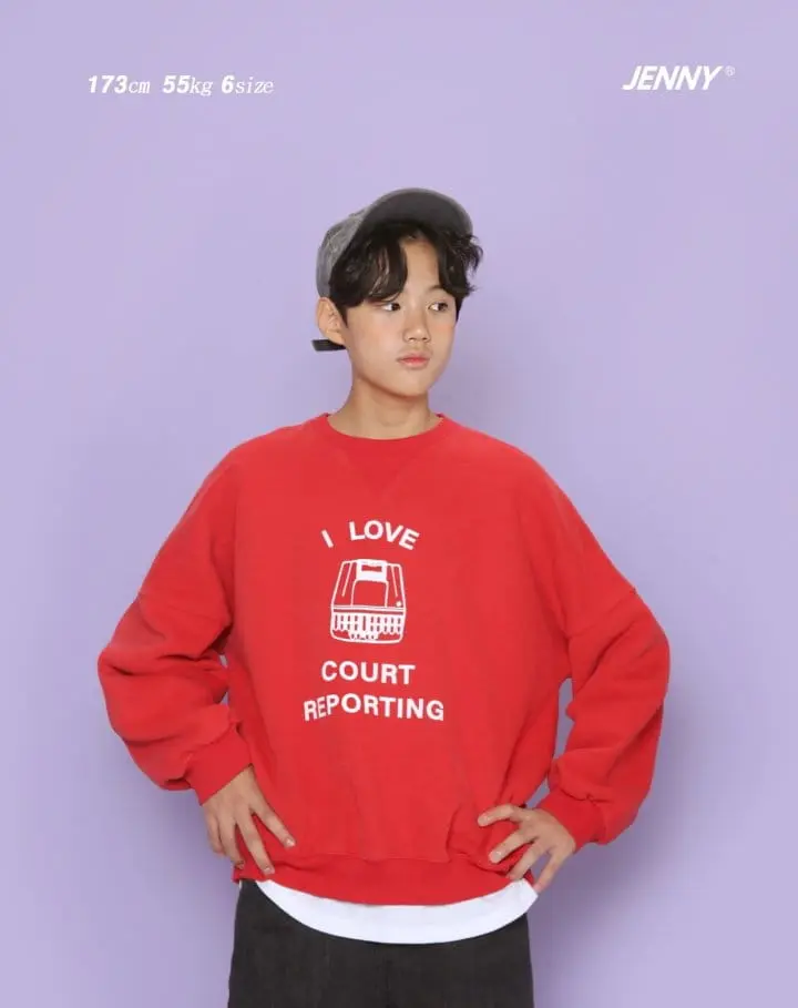 Jenny Basic - Korean Children Fashion - #Kfashion4kids - Typewriter Fleece Sweatshirt - 5